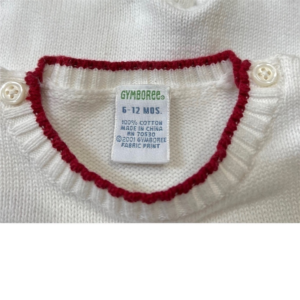 VINTAGE Gymboree Teddy Bear Sweater Romper‎ 6-12 months - Picture 4 of 4